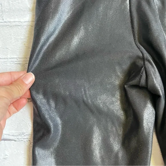 Spanx Black Faux Leather Leggings Bundle